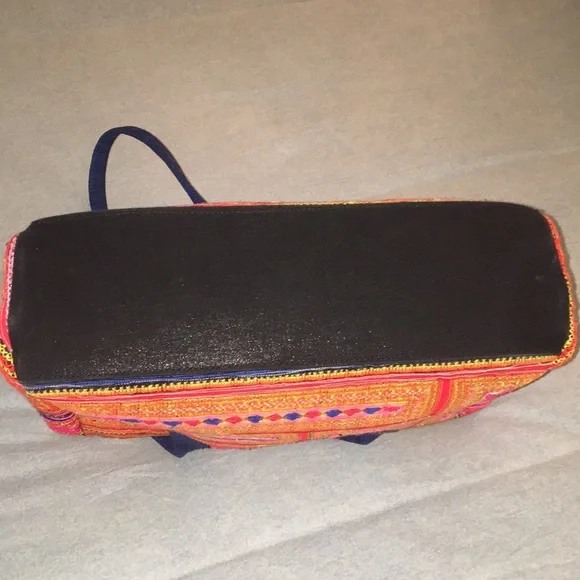 Kilim Moroccan Boho Aztec woven carpet rug bag - Picture 14 of 14